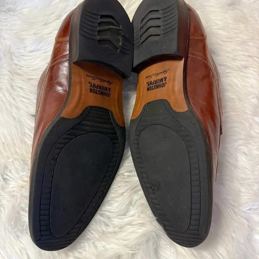 Johnston & Murphy Signature Series Leather Oxford Shoes – Men’s 10M